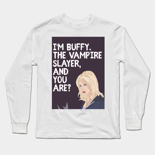 Buffy the Vampire Slayer Long Sleeve T-Shirt by likeapeach